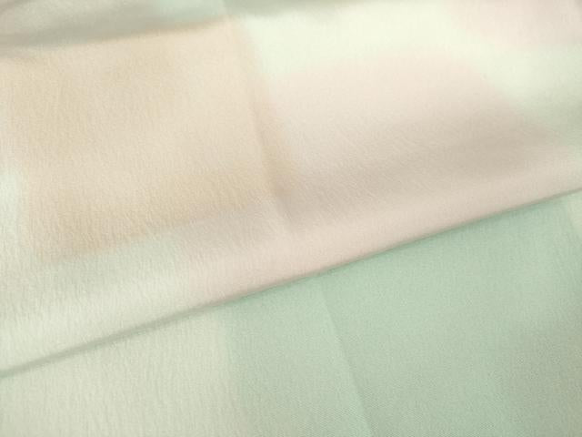 平和屋着物●長襦袢 無双仕立て 色紙重ね文 正絹 逸品 AABL7524ck