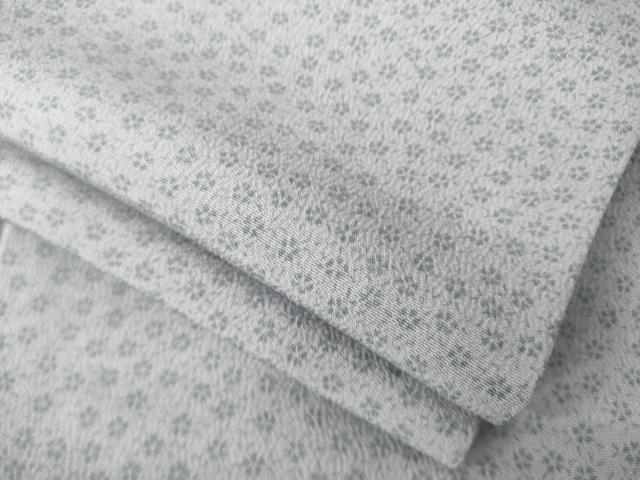 平和屋着物●江戸小紋 小花文 暈し染め 正絹 逸品 AABL7558ck