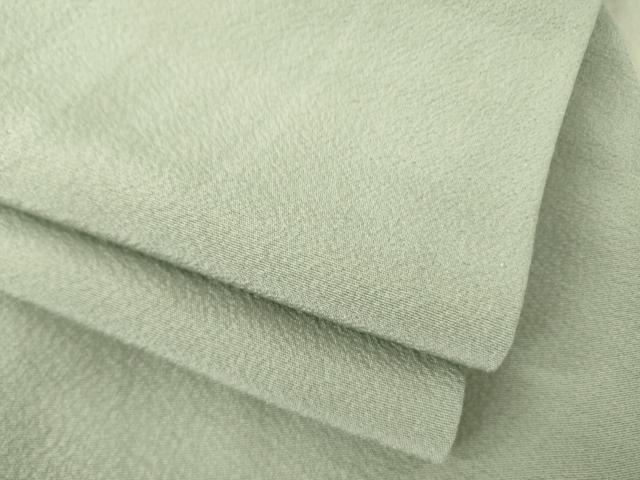 平和屋着物●上質な色無地 柳鼠色 正絹 逸品 AABL7564ck