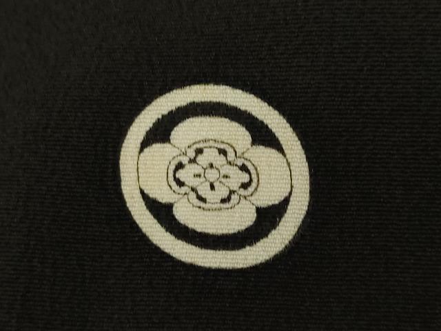 平和屋着物●豪華黒留袖 刺繍 更紗花文 金糸 金彩 正絹 逸品 AABL7587ck