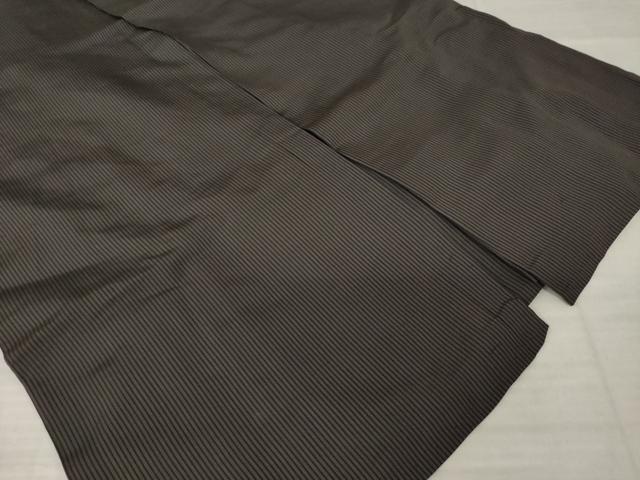 平和屋着物●男性 馬乗り袴 縞 正絹 逸品 AABL7604ck