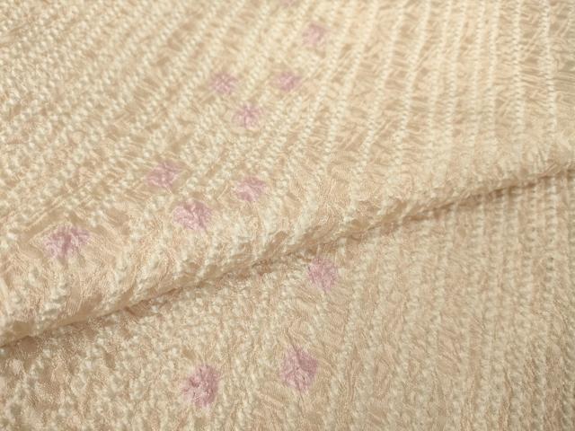 平和屋着物●訪問着 総絞り 斜縞 正絹 逸品 AABL7635ck