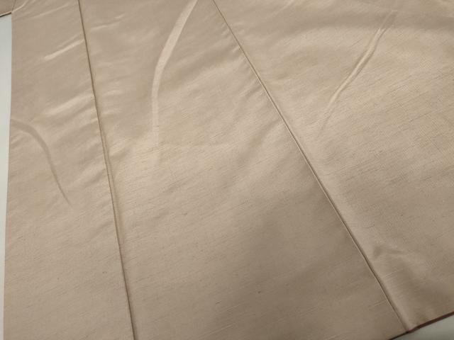 平和屋着物●結城紬 色無地 灰桜色 やまと誂製 正絹 逸品 AABL7699cs