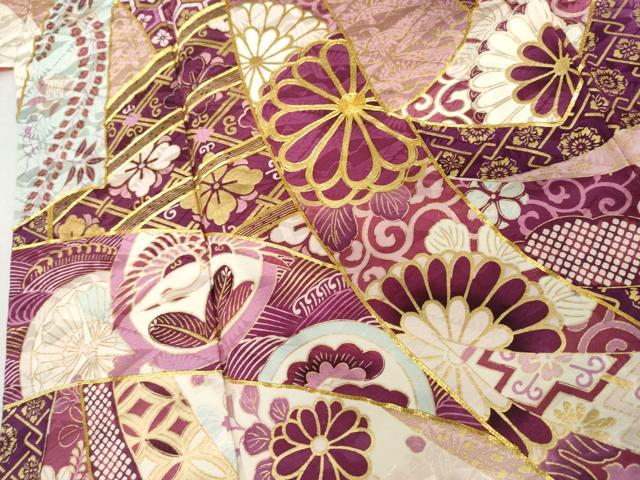 平和屋着物●豪華振袖 駒刺繍 蔓帯吉祥花文 金彩 正絹 逸品 AABL7702cs