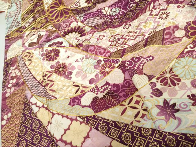 平和屋着物●豪華振袖 駒刺繍 蔓帯吉祥花文 金彩 正絹 逸品 AABL7702cs