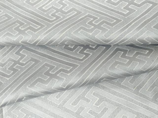 平和屋着物●上質な小紋 紗綾形文 正絹 逸品 AABL7731cs