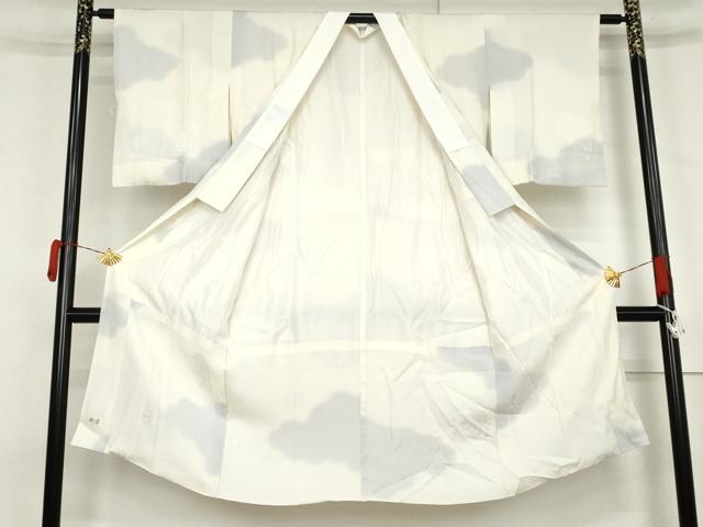 平和屋着物●長襦袢 袷 雲取り文 正絹 逸品 AABL7743cs