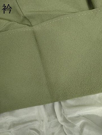 平和屋着物●上質な色無地 柳染色 正絹 逸品 AABL7775cs
