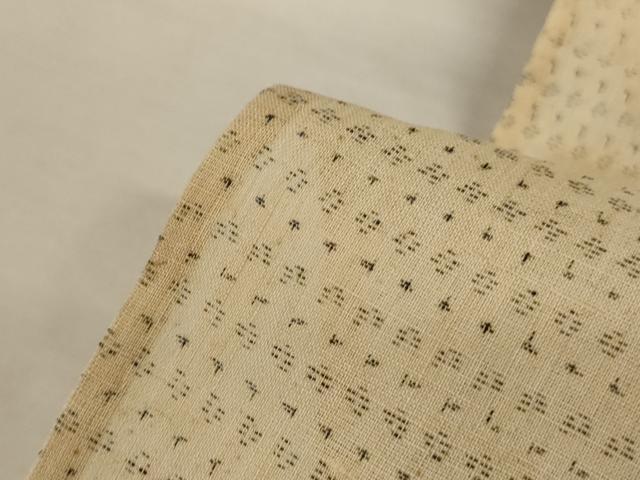 平和屋着物*夏物 男性 上布 絣柄 麻 逸品 AABL7841jd
