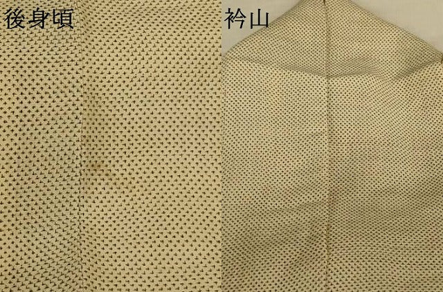 平和屋着物*夏物 越後上布 蚊絣 苧麻 逸品 AABL7845jd