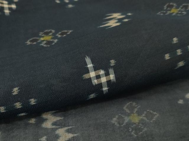 平和屋着物*夏物 本場琉球絣 夏琉球 正絹 逸品 AABL7876jd