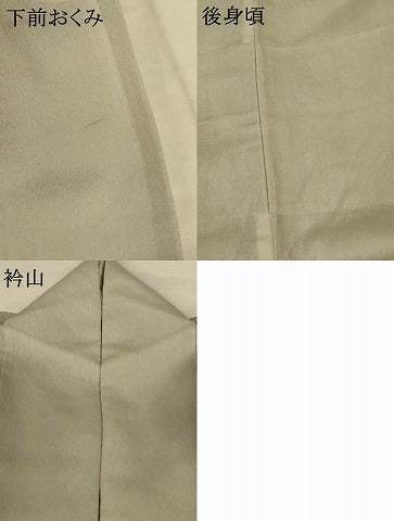 平和屋着物*夏物 訪問着 紗紬 蔦の葉文 暈し染め 正絹 逸品 AABL7885jd