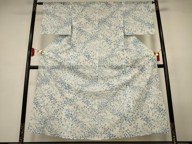 平和屋着物*夏物 小紋 絽 萩 勝虫 洗える着物 AABL7894jd