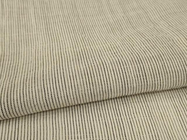 平和屋着物*夏物 本場小千谷ちぢみ 縞 麻 逸品 AABL7910jd