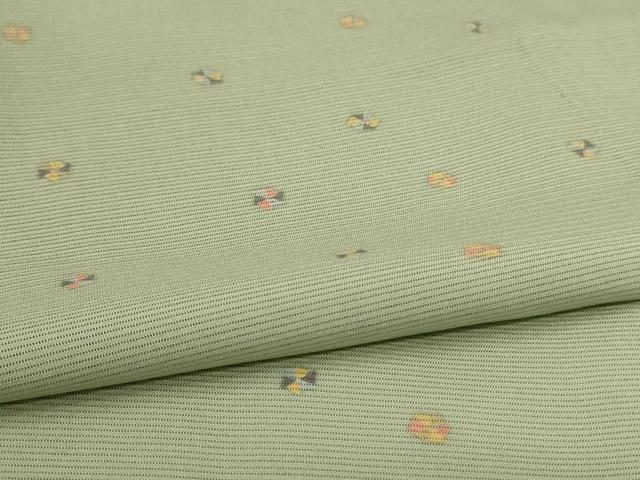 平和屋着物*夏物 小紋 絽 舞花文 正絹 逸品 AABL7938jd