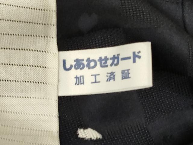 平和屋着物*夏物 小紋 市松紋紗 舞桜文 正絹 逸品 AABL7971jd
