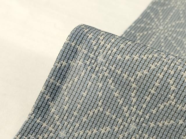 平和屋着物*夏物 風通お召 紗 麻の葉文様 正絹 逸品 AABL7982jd