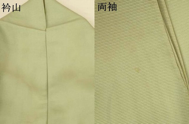 平和屋着物*夏物 訪問着 絽 手描き 草花文 銀彩 正絹 逸品 AABL7988jd
