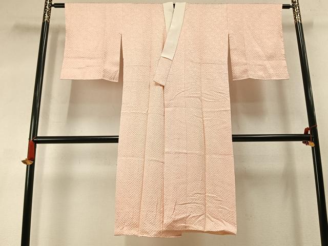 平和屋着物●長襦袢 袷 総絞り 正絹 逸品 AABL8004fy