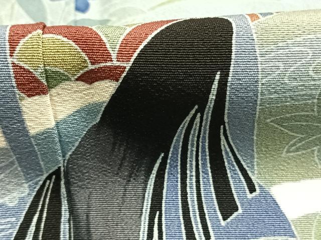 平和屋着物●十日町 加賀草木友禅の第一人者 田村哲彦 色留袖 人物花文 正絹 逸品 AABL8010fy