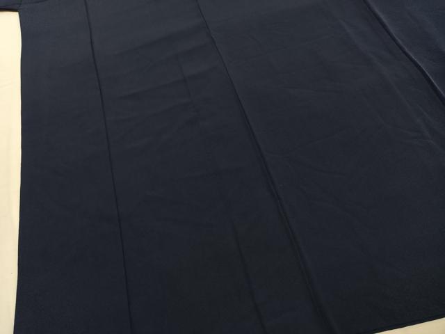 平和屋着物●上質な色無地 留紺色 やまと誂製 正絹 逸品 AABL8023fy