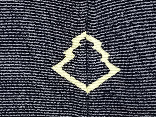 平和屋着物●上質な色無地 留紺色 やまと誂製 正絹 逸品 AABL8023fy