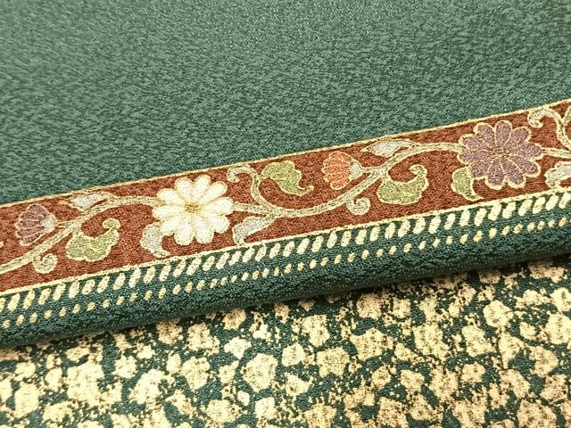 平和屋着物●訪問着 花唐草文 金彩 正絹 逸品 AABL8145fy