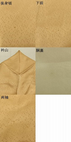 平和屋着物●訪問着 絞り 刺繍 草花文 金彩 正絹 逸品 AABL8151fy