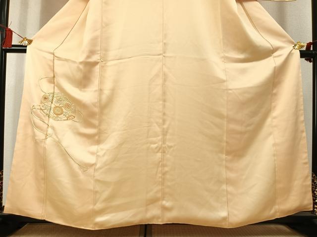 平和屋着物●中国三大刺繍 相良刺繍 総刺繍 訪問着 文箱文 正絹 逸品 AABL8158fy