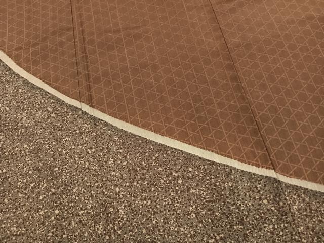 平和屋着物●世界的友禅作家 千地泰弘 訪問着 本場大島紬 霞文 ますいわ屋扱い 正絹 逸品 AABL8185fy