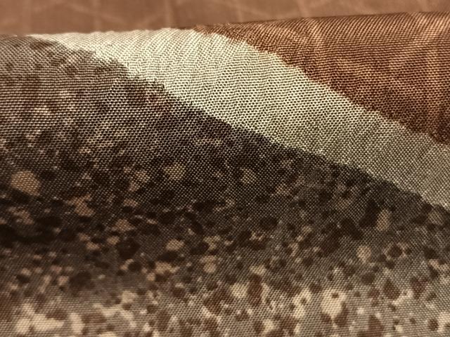 平和屋着物●世界的友禅作家 千地泰弘 訪問着 本場大島紬 霞文 ますいわ屋扱い 正絹 逸品 AABL8185fy