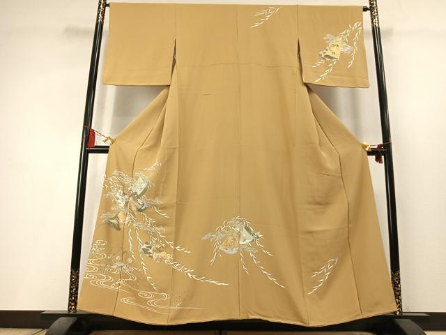 平和屋着物●訪問着 熨斗花文 金彩 ますいわ屋扱い 正絹 逸品 AABL8195fy