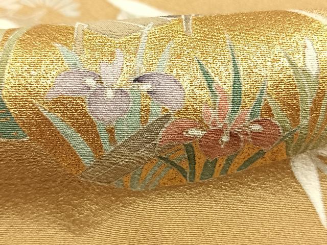 平和屋着物●訪問着 熨斗花文 金彩 ますいわ屋扱い 正絹 逸品 AABL8195fy