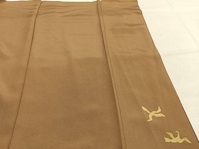 平和屋着物●衣装演出家 前田親男 訪問着 型染め 枝葉文 正絹 逸品 AABL8212fy