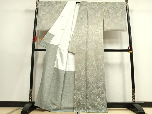 平和屋着物●訪問着 作家物 花尽くし 金彩 正絹 逸品 AABL8213fy