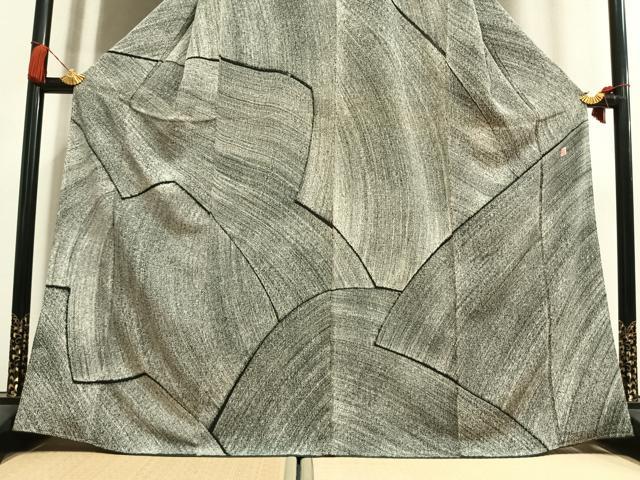 平和屋着物●皇室献上作家 北出与三郎 訪問着 幾何学文様 正絹 逸品 AABL8216fy