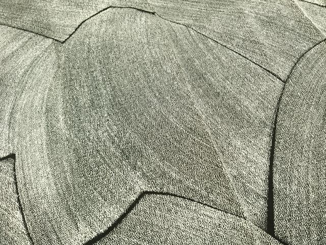 平和屋着物●皇室献上作家 北出与三郎 訪問着 幾何学文様 正絹 逸品 AABL8216fy
