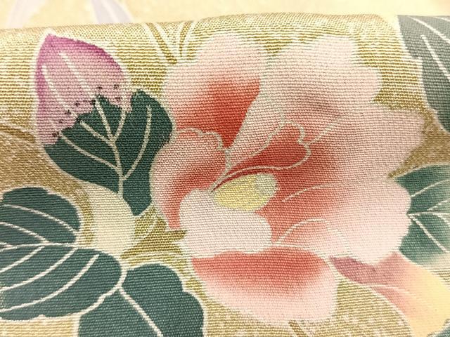 平和屋着物●訪問着 友禅 枝花文 暈し染め 正絹 逸品 未使用 AABL8228fy