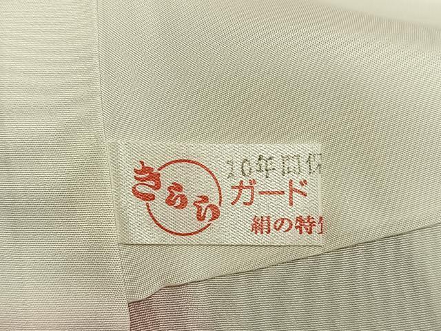 平和屋着物●訪問着 兎 舞桜文 正絹 逸品 AABL8251fy