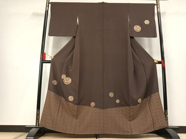 平和屋着物●訪問着 総刺繍 鞠 金糸 金彩 正絹 逸品 AABL8260fy