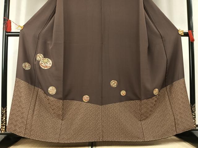 平和屋着物●訪問着 総刺繍 鞠 金糸 金彩 正絹 逸品 AABL8260fy