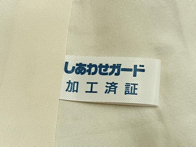 平和屋着物●訪問着 ぜんまい紬 横縞 ロング丈 正絹 逸品 AABL8262fy