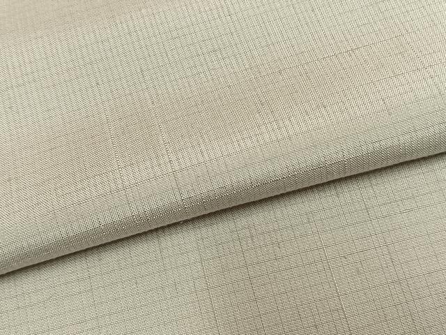 平和屋着物●結城紬 白練色 証紙付き 正絹 逸品 AABL8309fy