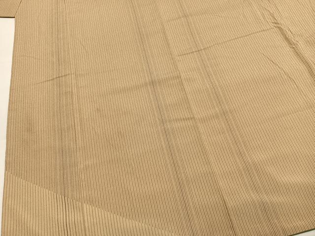 平和屋着物●訪問着 縞 正絹 逸品 AABL8347fy