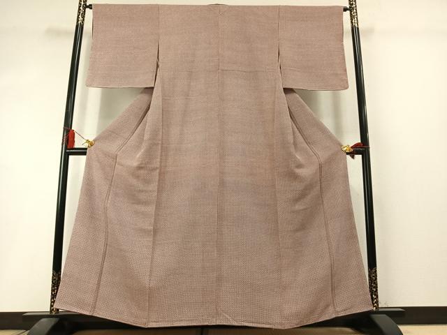 平和屋着物●江戸小紋 花尽くし 正絹 逸品 AABL8358fy