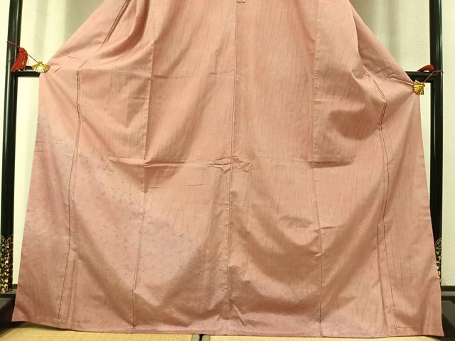 平和屋着物●訪問着 本場染大島紬 絞り 杢目文 正絹 逸品 AABL8365fy
