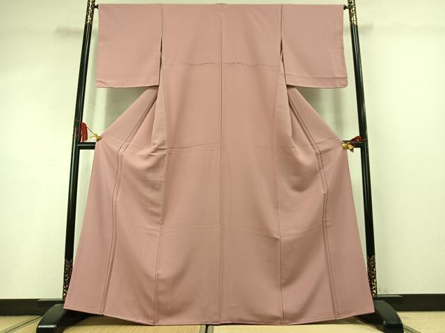 平和屋着物●上質な色無地 虹色 正絹 逸品 AABL8392fy