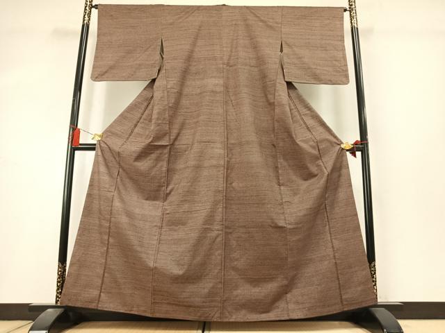 平和屋着物●本場大島紬 7マルキ 正絹 逸品 AABL8402fy