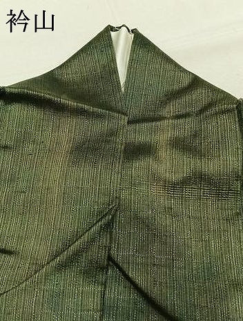 平和屋着物●上質な紬 霞文 正絹 逸品 AABL8414fy