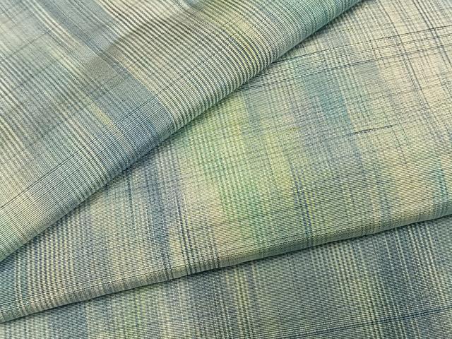 平和屋着物●上質な紬 霞文 正絹 逸品 未使用 AABL8419fy